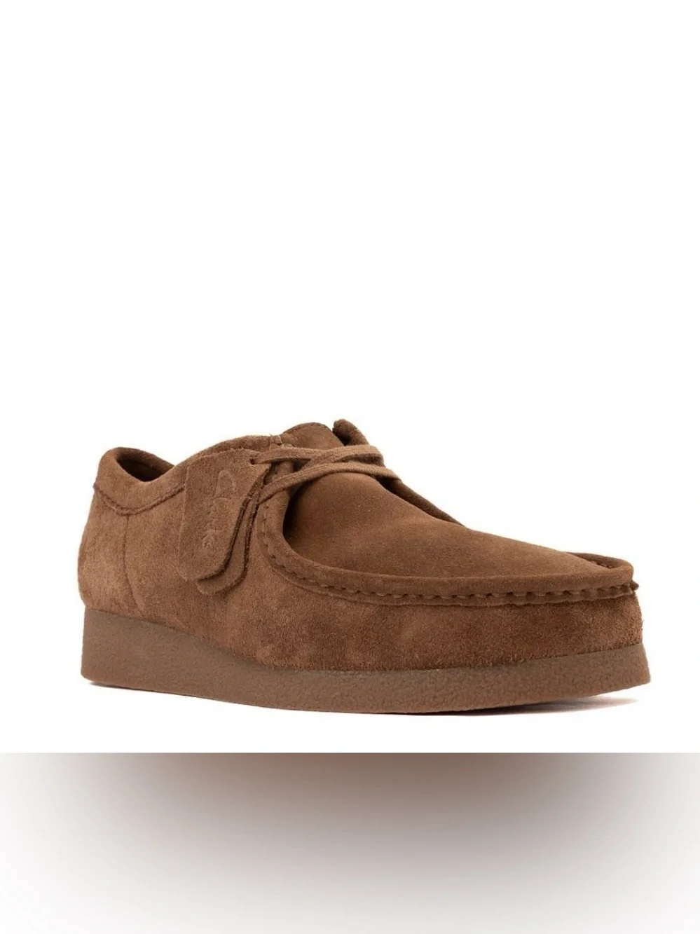 Clarks Men's Brown Suede Wallabee-Style Slip-On Loafer Size 8
